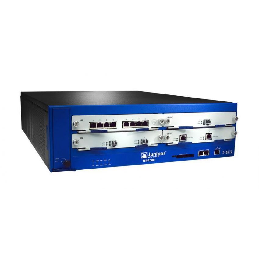 JUNIPER - ISG 2000 INTEGRATED SECURITY GATEWAY,8 X 10/100/1000BASE-T ,28 X 10/100BASE-TX (NS-ISG-2000)