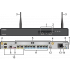 Huawei AR1220EVW,2GE COMBO,8GE LAN,802.11b/g/n AP,2 USB,2 SIC,build-in 32-channel DSP,PoE Power Adapter